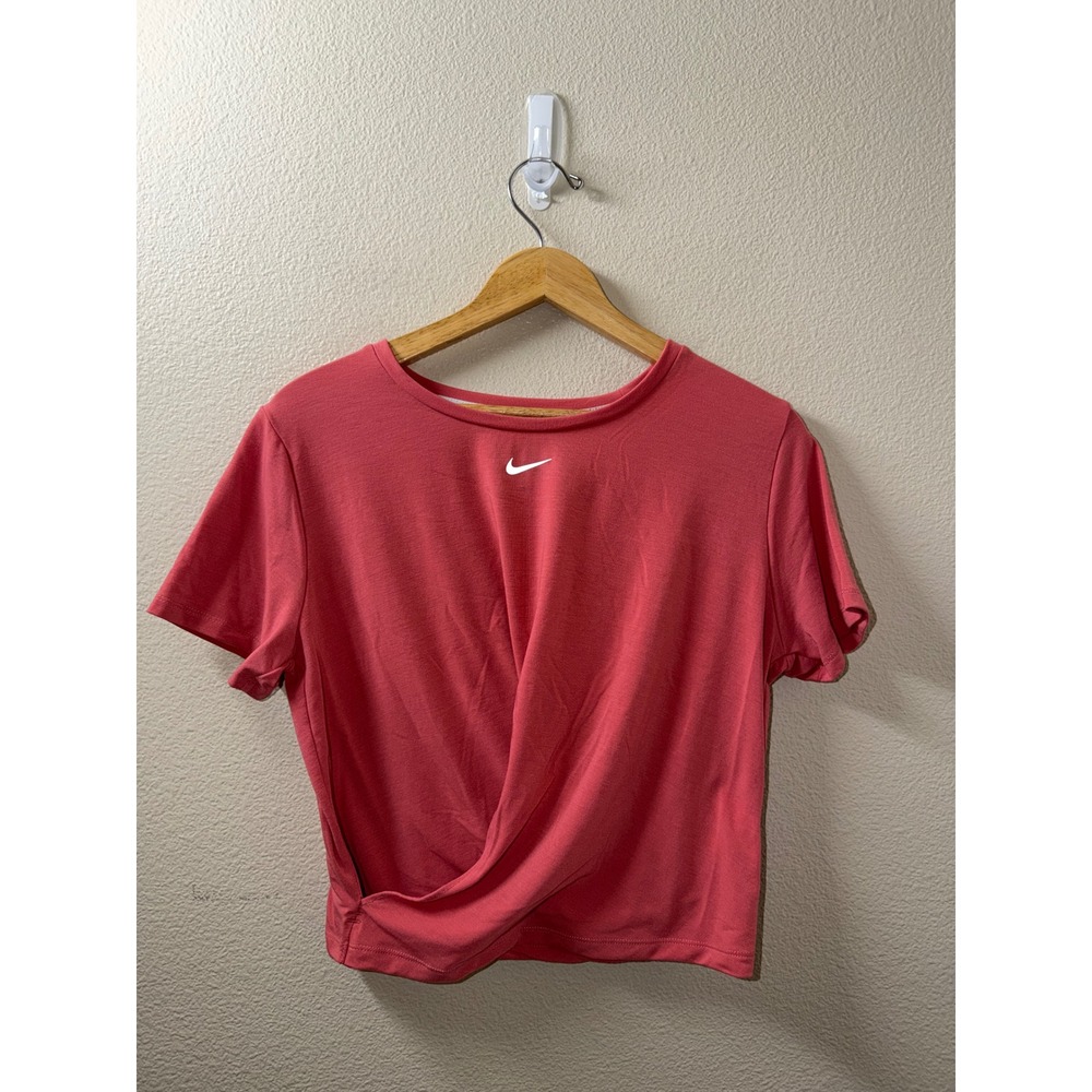 Women's Nike Center Check Crop Top Size Medium